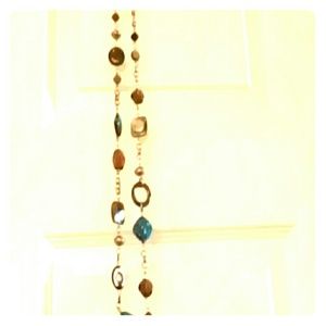 Premier jewelry tiger eye and turquoise necklace