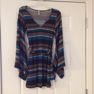 Boho chic bell sleeved dress/tunic