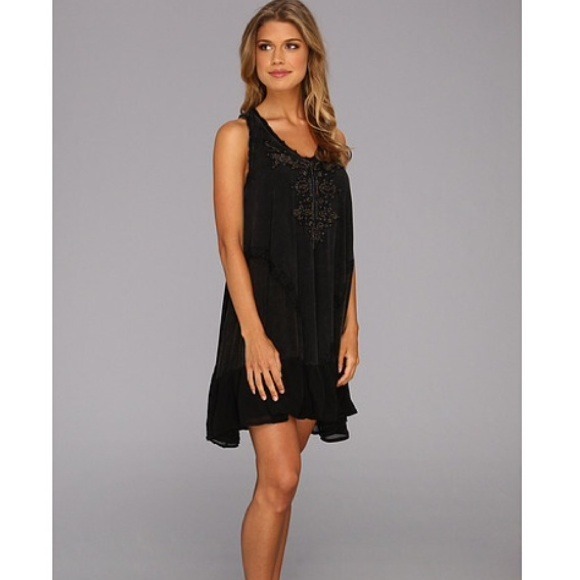 Trendy Black Free People Comfy Dress - Picture 2 of 4