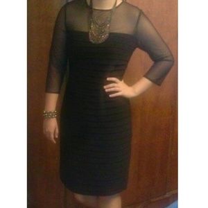 Classic little black dress.