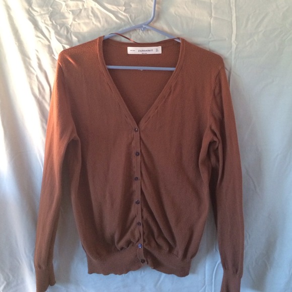 Brown Zara cardigan