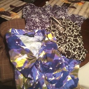 Don 2 p-suit, AGB top, daisy clv top, jones ny top