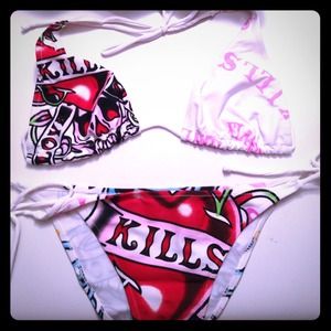 Ed hardy bathing suit!