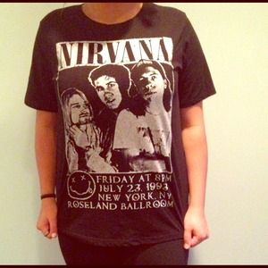 A nirvana t-shirt