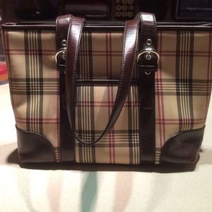 Plaid bag/purse