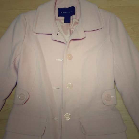 Light pink peacoat