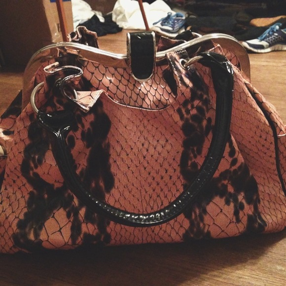 Faux Coral Snake Skin handbag