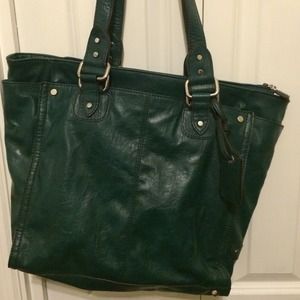Teal a.n.a tote. Lightly used.