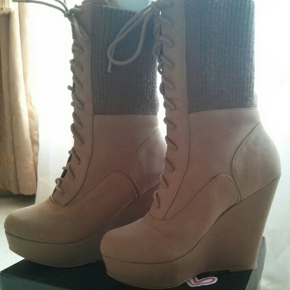 Charlotte Russe Boots - Wedge boots