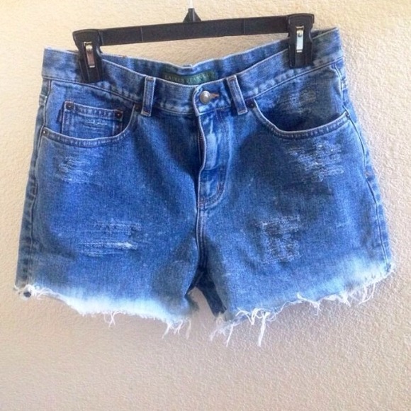 Ralph Lauren denim high wasted shorts