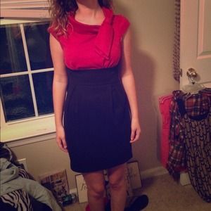 Red/black dress