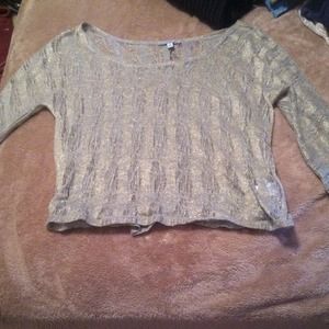 Charlotte Russe medium sheer shimmer top