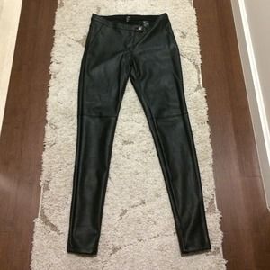 H&M faux leather pants