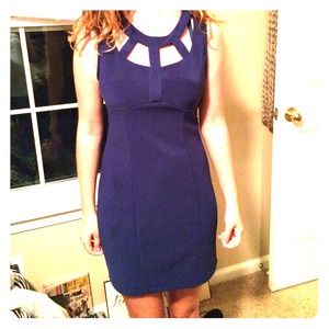 Royal blue night out dress