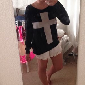 Brandy Melville cross knit