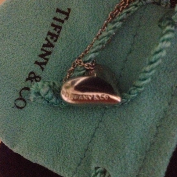 🍃🌿 Platinum Tiffany Bubble Heart with Diamonds - Picture 2 of 4