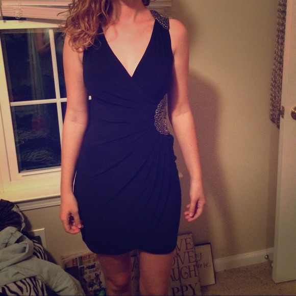 Navy blue night out dress