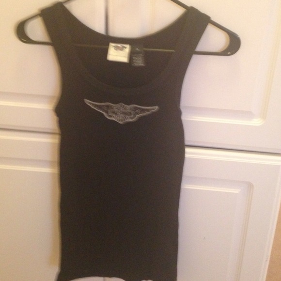 Black Harley tank