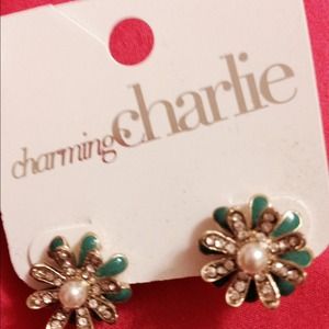 Flower earrings