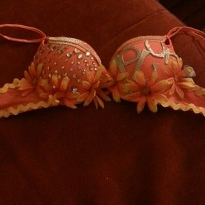 New handmade rave bra "plur" 32B , 32A
