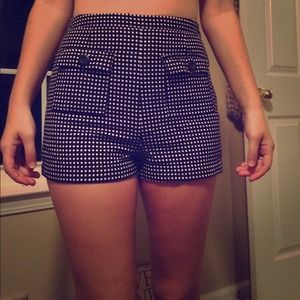 High waisted shorts
