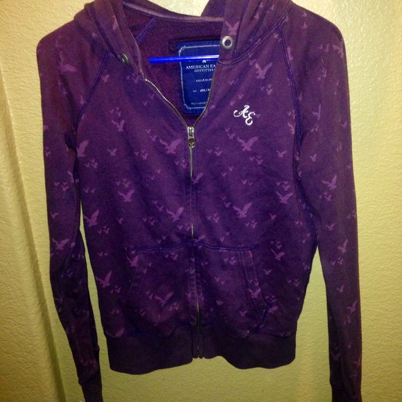 American Eagle purple hoodie
