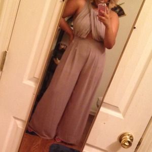 Taupe jumpsuit!