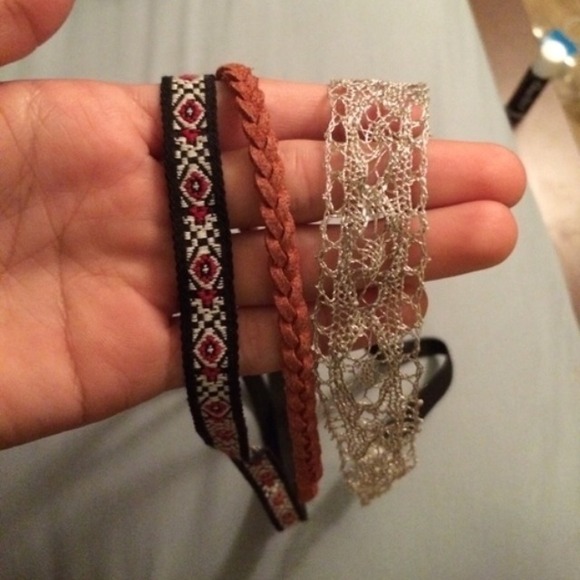 Pacsun headband set (3 individual headbands)