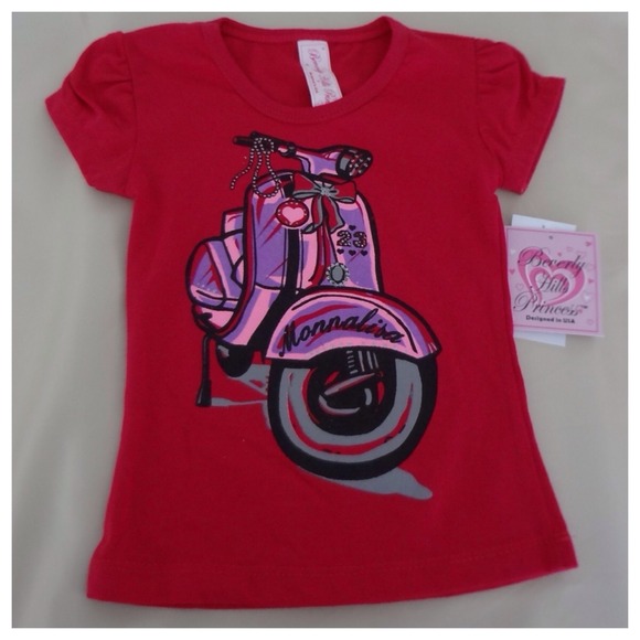 #51 Beverly Hills Princess fuchsia Top - Picture 2 of 4