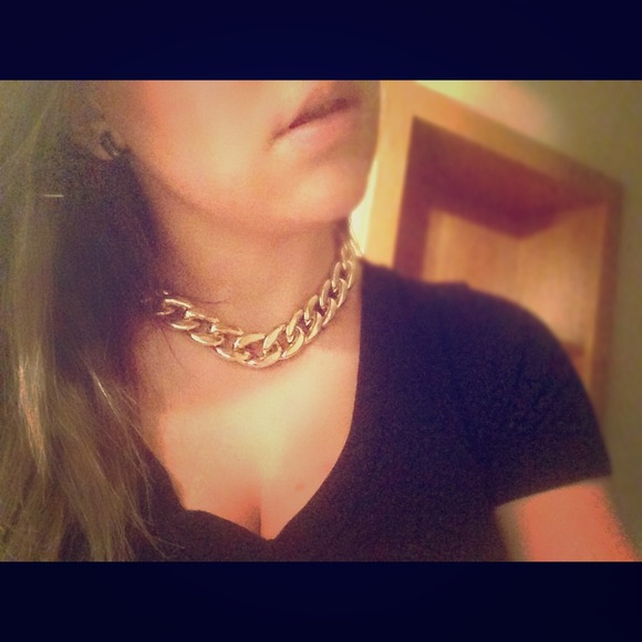 Gorgeous chunky gold chain necklace - Picture 1 of 1