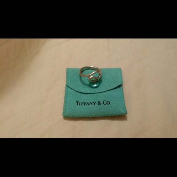 Tiffany & Co Elsa Peretti Wave Silver Ring