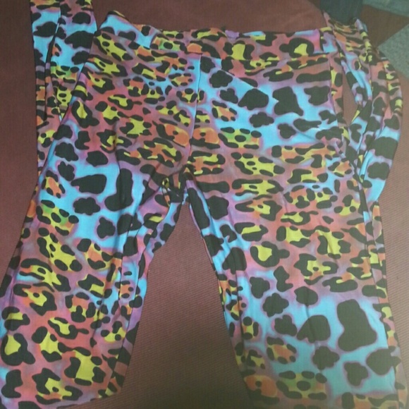 leopard G.A.G leggings small