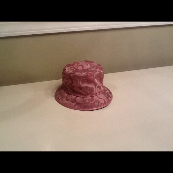 Cute pink rain hat
