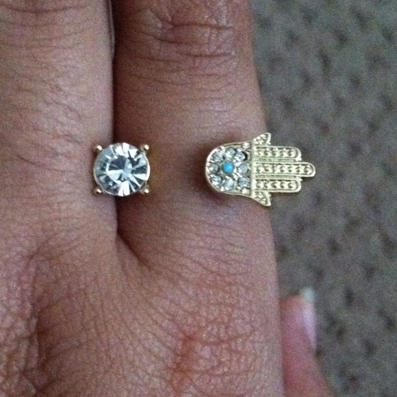 Gold Hamsa Ring