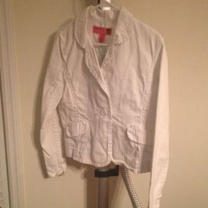 Mossimo white jacket