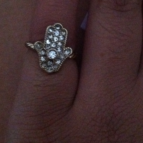 Gold Hamsa Ring