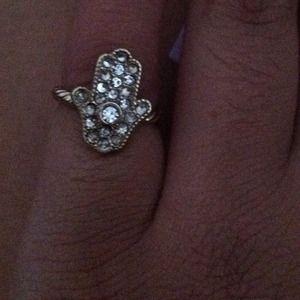 Gold Hamsa Ring