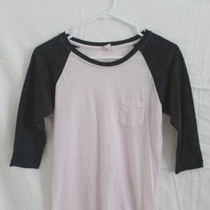 Baseball style shirt