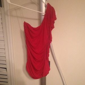 Forever 21 one shoulder shirt.