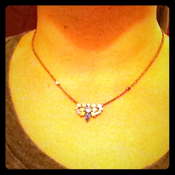 Blue dragonfly necklace