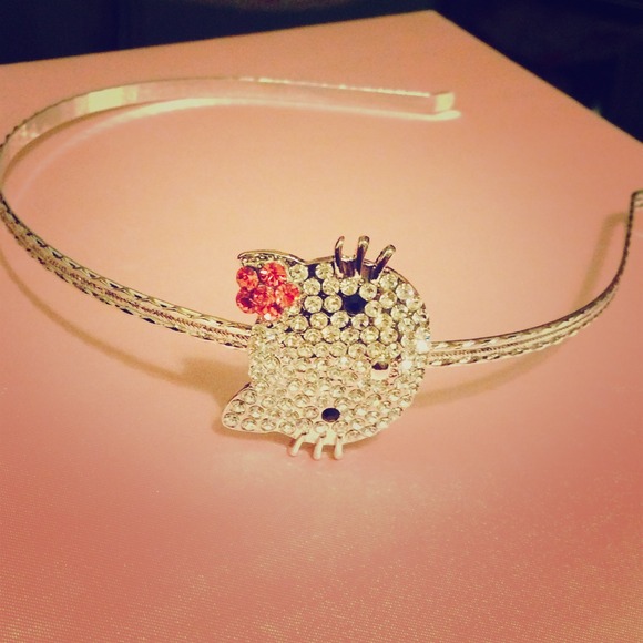 SUPER REDUCED! Hello Kitty Headband w/ Rhinestones