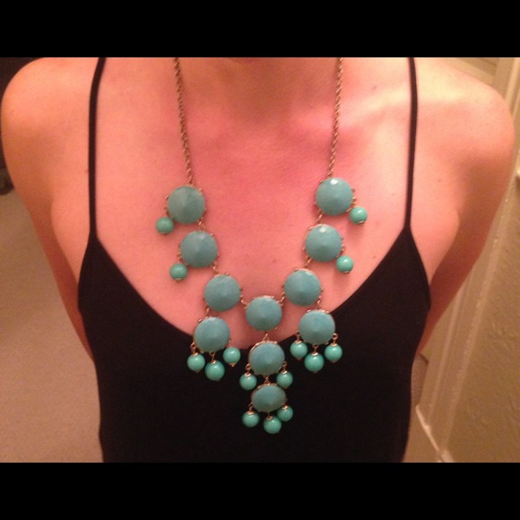 J. Crew resin droplet necklace