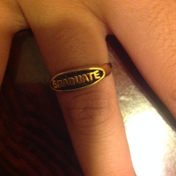 Super-cute 'graduate' ring