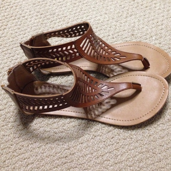 Forever 21 Brown Gladiators