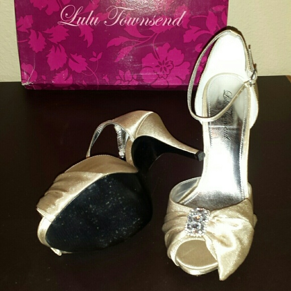 Lulu Townsend Size 9 Peep-toe Heels - Picture 3 of 4