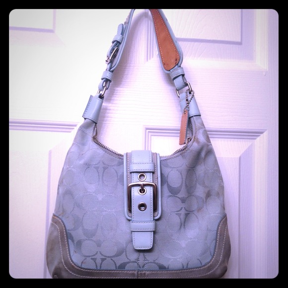 🎉Flash Sale🎉 Authentic Blue Coach Shoulder bag