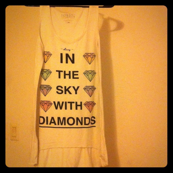 "Lucy in the sky with diamonds" tank top