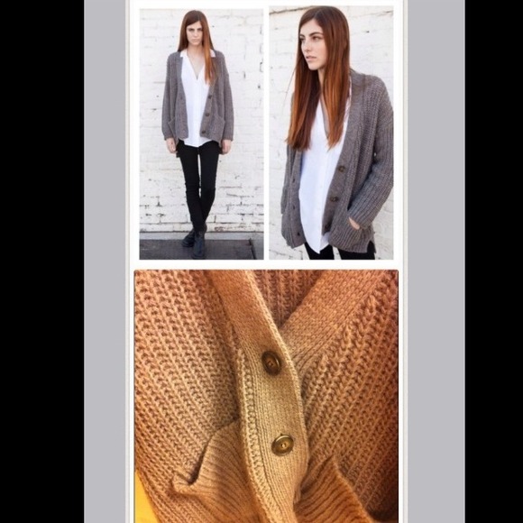 Brandy Melville grey cardigan