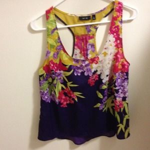 Floral Shell/tank REDUCED!!!