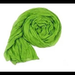 Green Scarve Plain